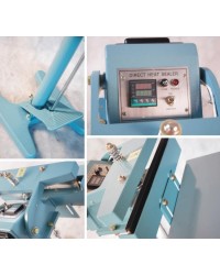 Máquina de Selar Plásticos 40cm com Dupla Selagem